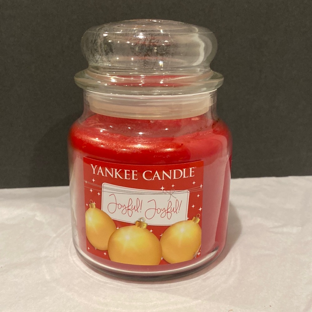 Yankee Candle 14.5 oz. “Joyful! Joyful!” Never Used